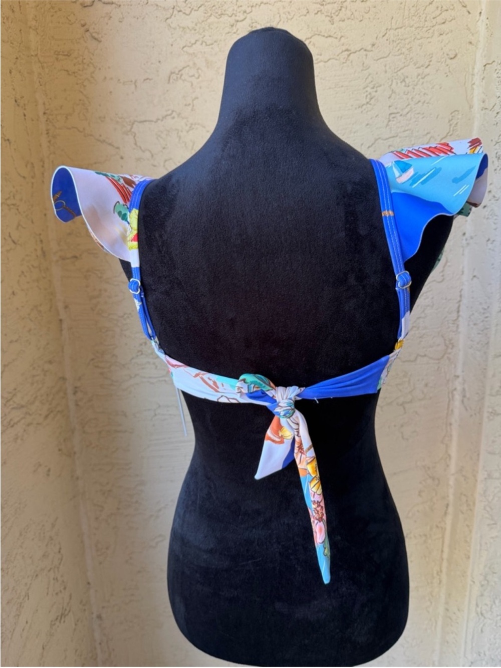ANTONIO MELANI Swim Bikini Set Map Retro Hipster Pant, NWT - Picture 7 of 10